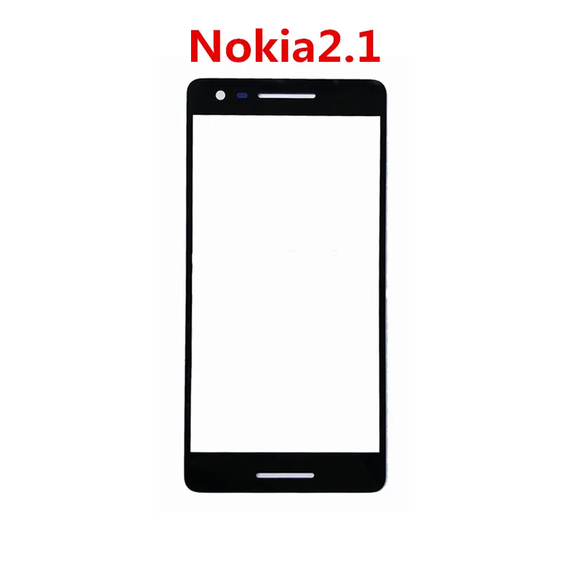 Внешний экран для Nokia 2 1 3 5 6 7 Plus Передняя Сенсорная панель ЖК-дисплей внешняя