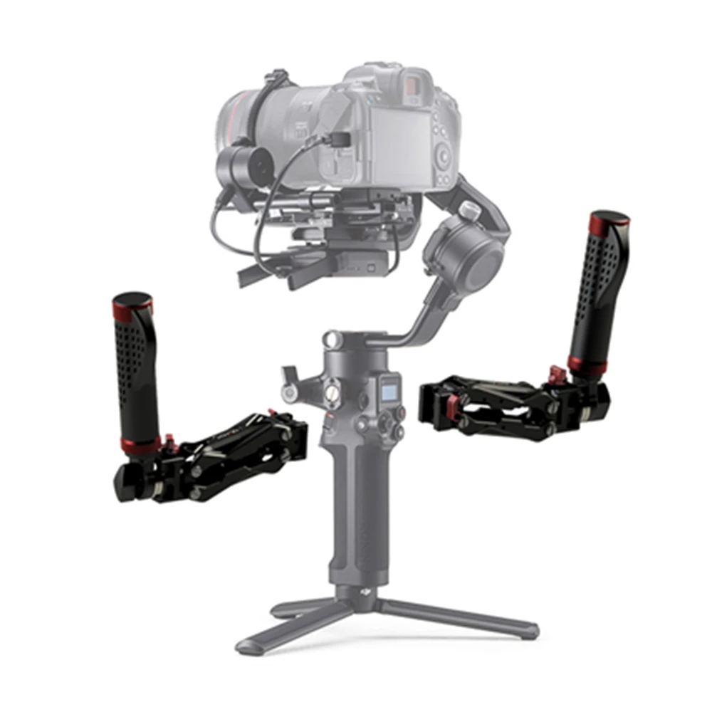 

HONTOO Gimbal Dual Handle Hand Grip FOR DJI RONIN MX S RS2 RC2 Handheld Gimbal stabilizer load 5.5kg