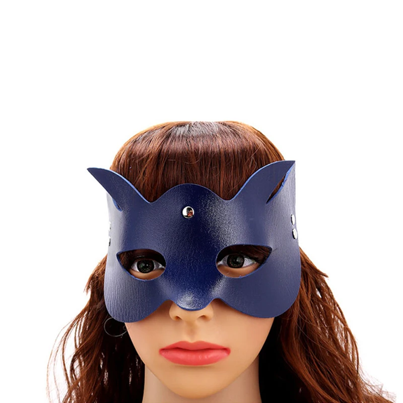 Маска для мужчин и женщин косплея черная эротическая забавная кожаная маска глаз