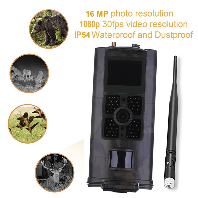 Hc-700G Hunting Camera Wild Surveillance Tracking Game 3G Mms Sms 16Mp Trail Video Scouting Photo Trap | Электроника
