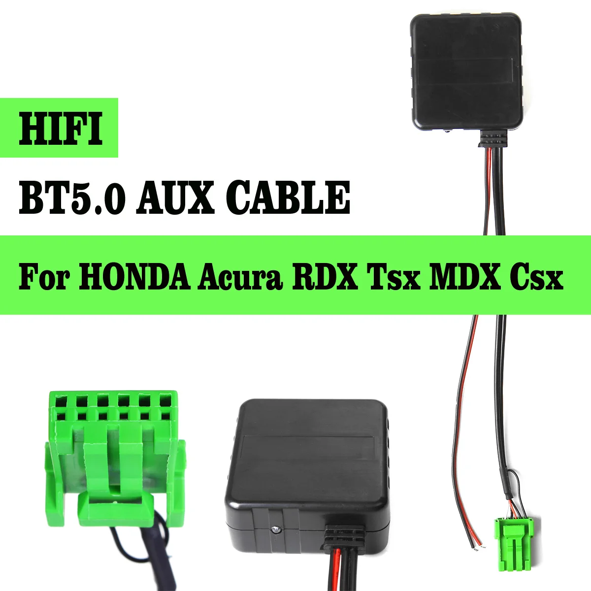 Car bluetooth Module AUX Cable Adapter Wireless HIFI Stereo Audio Music Radio For HONDA for Acura RDX Tsx MDX Csx