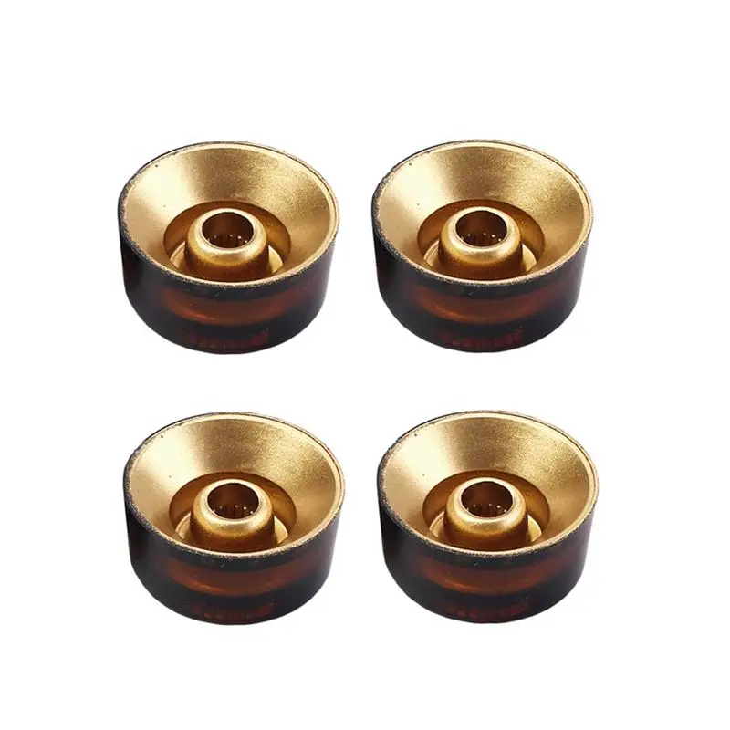 4pcs runde gitarre knöpfe geschwindigkeit volume tone control knöpfe dreh knöpfe für gibson epiphone stil elektrische gitarre teil