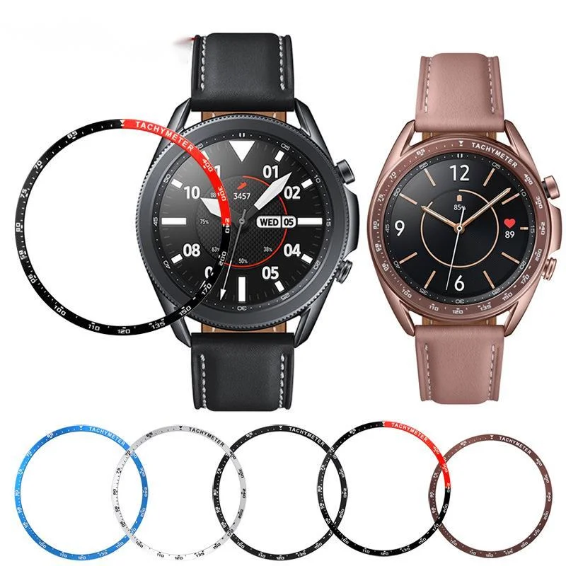 

Ceramic Bezel Insert For Samsung Galaxy Watch 3 Watch3 41mm 45mm Dial Watch Face Watches Replace Accessory Time Scale Ring Bezel