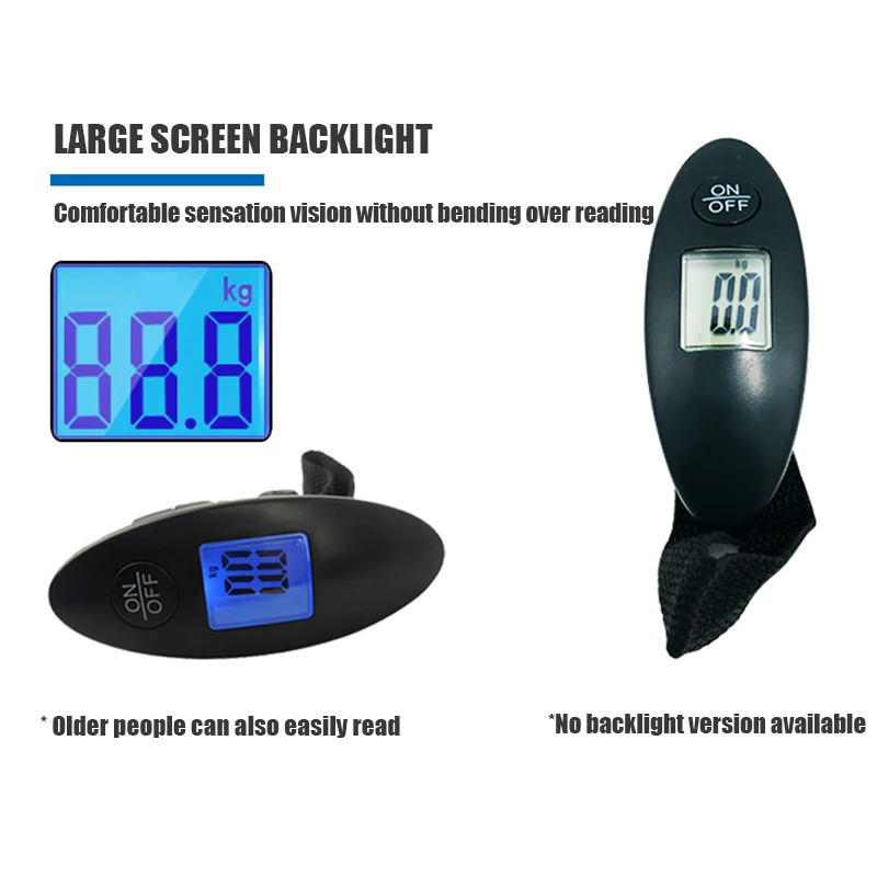 Весы для багажа 100 г/40 кг цифровые дорожные взвешивающие чемоданы ручные сумки