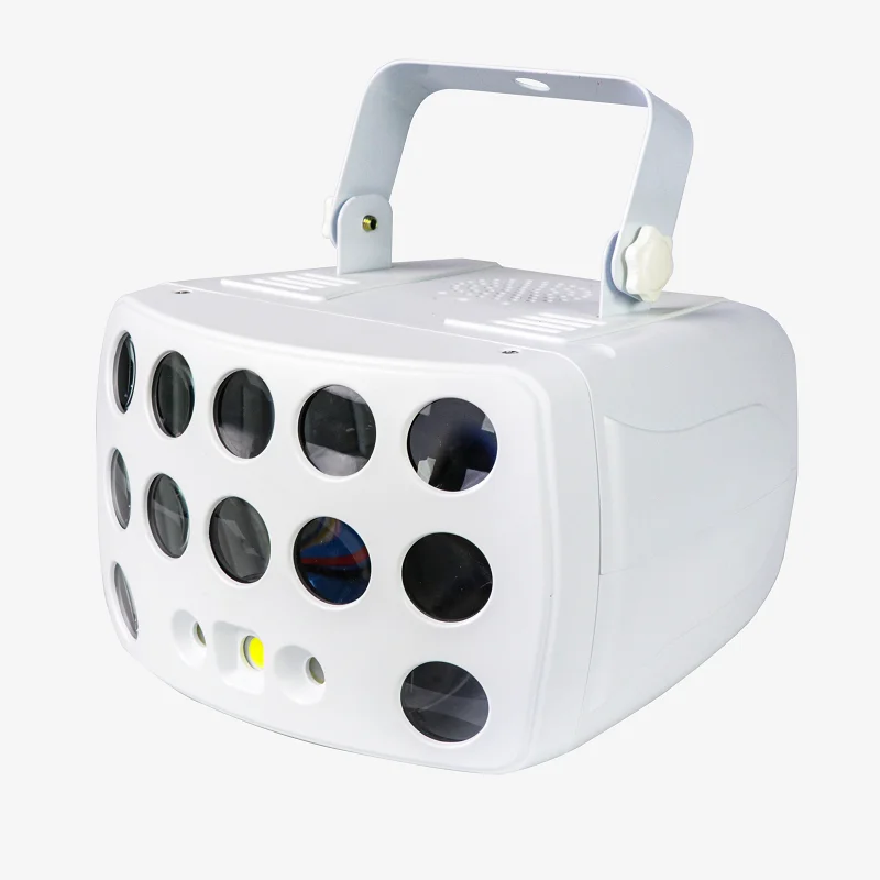 Новое поступление светодиодный лазерный стробоскоп в форме бабочки с пультом