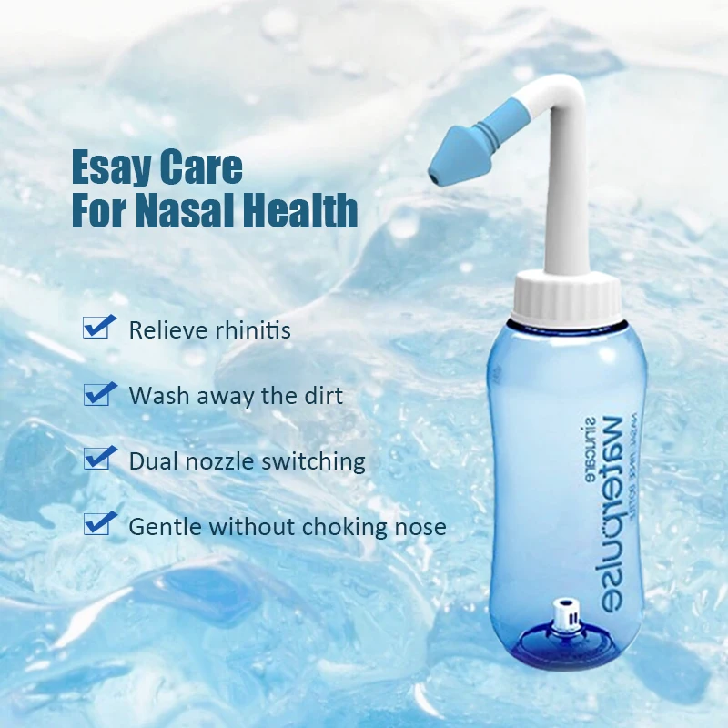 

Nasal washing device nasal cavity flushing to prevent allergic rhinitis daily nasal cavity care