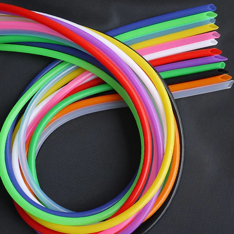 

Colorful Flexible Silicone Tube ID 3mm x 5mm OD Food Grade Non-toxic Drink Water Rubber Hose Milk Beer Soft Pipe Connector