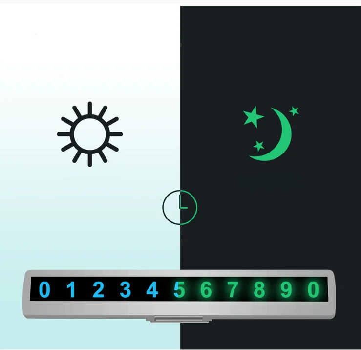 Универсальный номер телефона автомобильная номерная табличка для парковки
