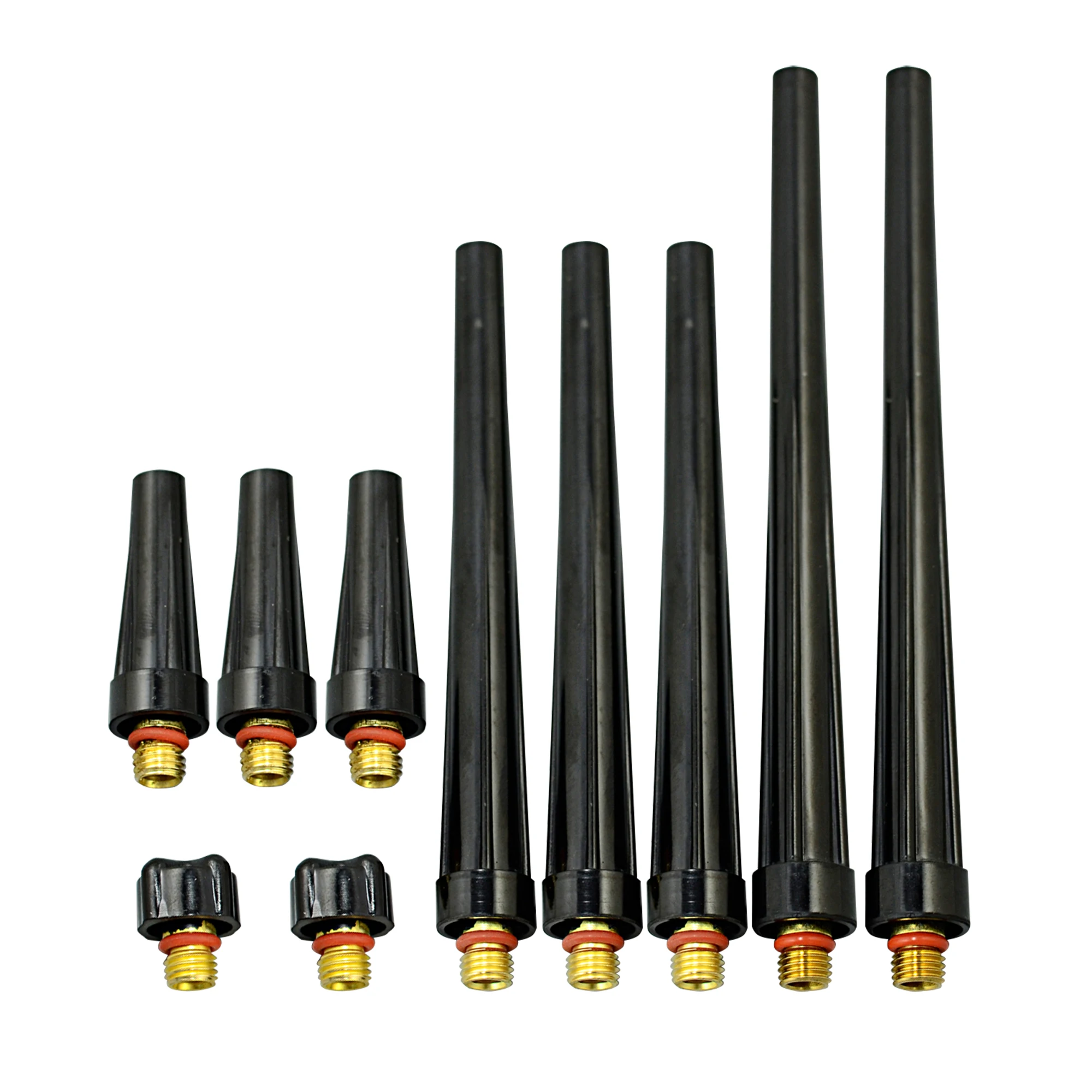 

RIVERWELD TIG Back Caps Long Medium Short 41V24 41V35 41V33 Fit SR PDA DB WP 9 20 25 TIG Welding Torch 10pcs