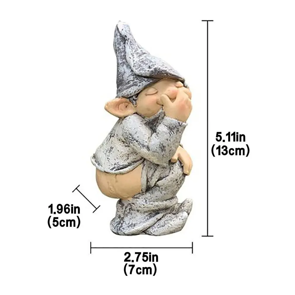 

Display Mold Simulation Funny Gnome Miniature Dwarf Figurine Statue Gardening Decor For Lawn Indoor Or Outdoor Decorations