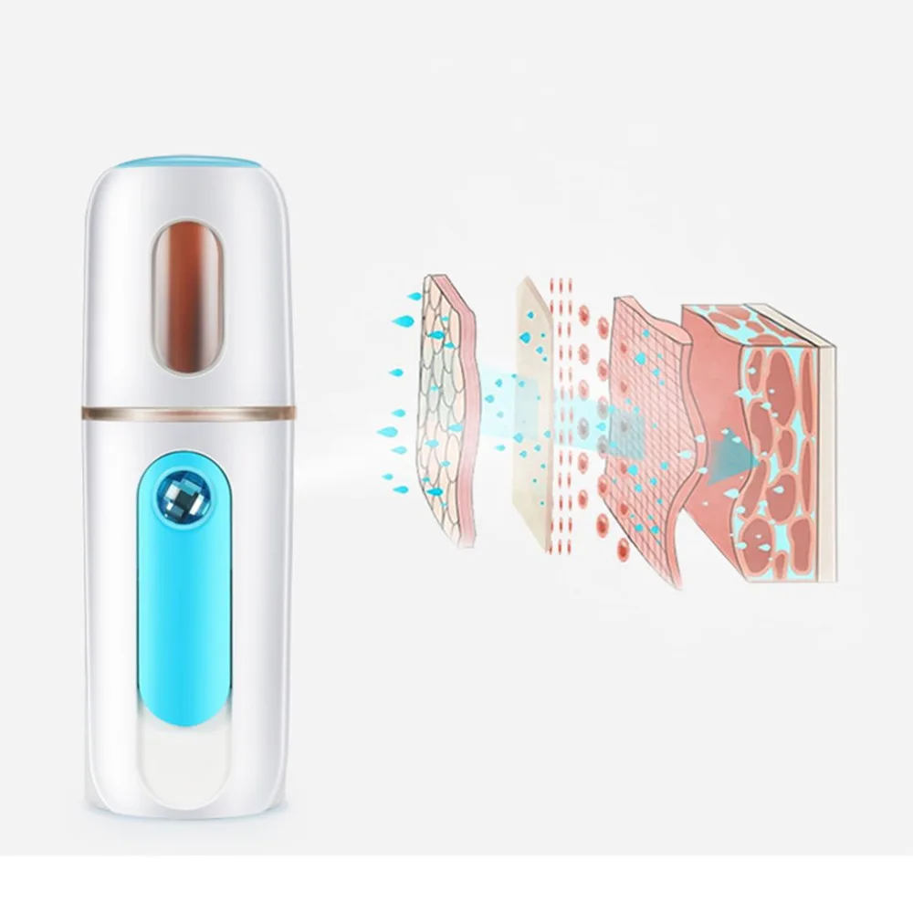 Распылитель Nano Mist портативный спрей для лица и тела увлажняющий уход за кожей