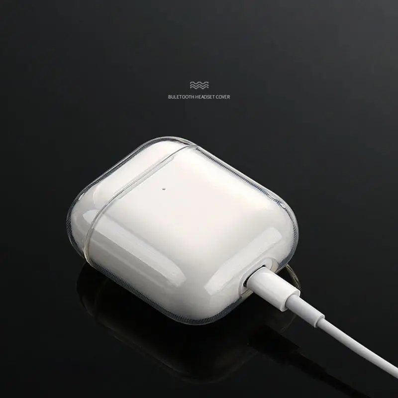 Универсальная мягкая искусственная кожа для AirPods 1 2 зарядная коробка|Аксессуары