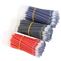 100pcsset 0 5mm gel pen refills red blue black ink pen replacement signature rods school office supplies stationery papelaria