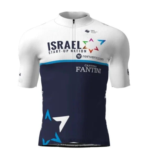 

2021 ISRAEL START UP NATION TEAM ONLY SHORT SLEEVE CYCLING JERSEY SUMMER CYCLING WEAR ROPA CICLISMO WITH POWER BAND