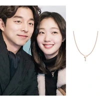 beauty ghost korean drama kim go eun same tv chain necklace for women girl fashion jewelry choker mujer accesorios
