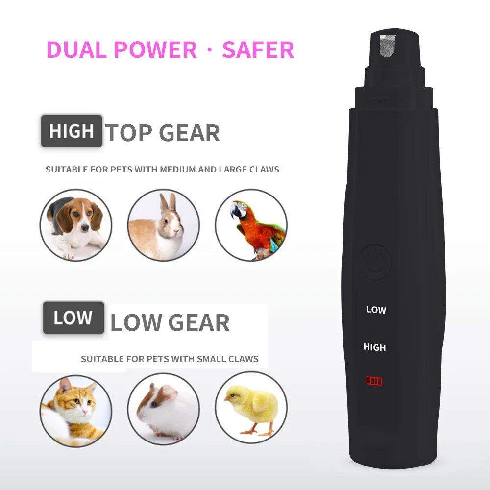 Портативный Щенок Кот Перезаряжаемые гвозди триммер для стрижки горячая