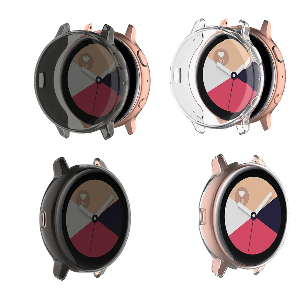 Защитный чехол из ТПУ без рисунка с отвертиями гальванический для часов Samsung Galaxy