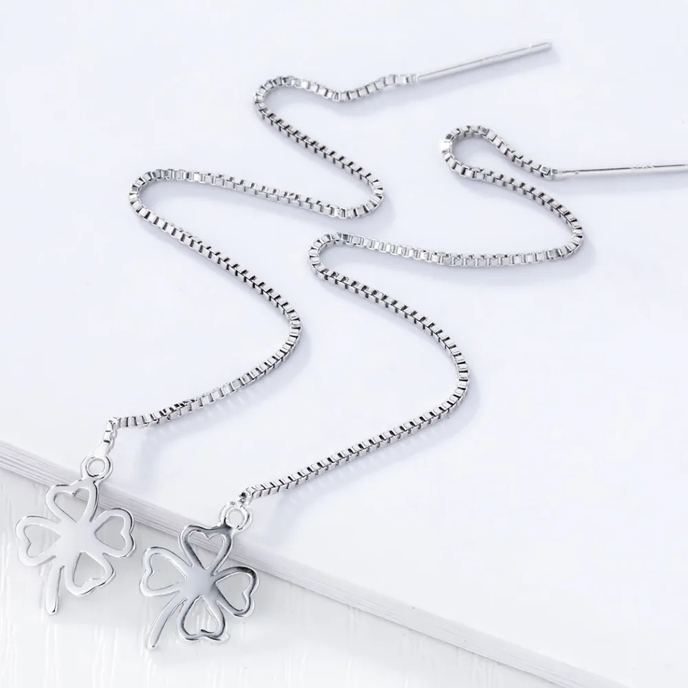 Чандлер гингко лист длинные висячие серьги для девочек дружба Бесконечность