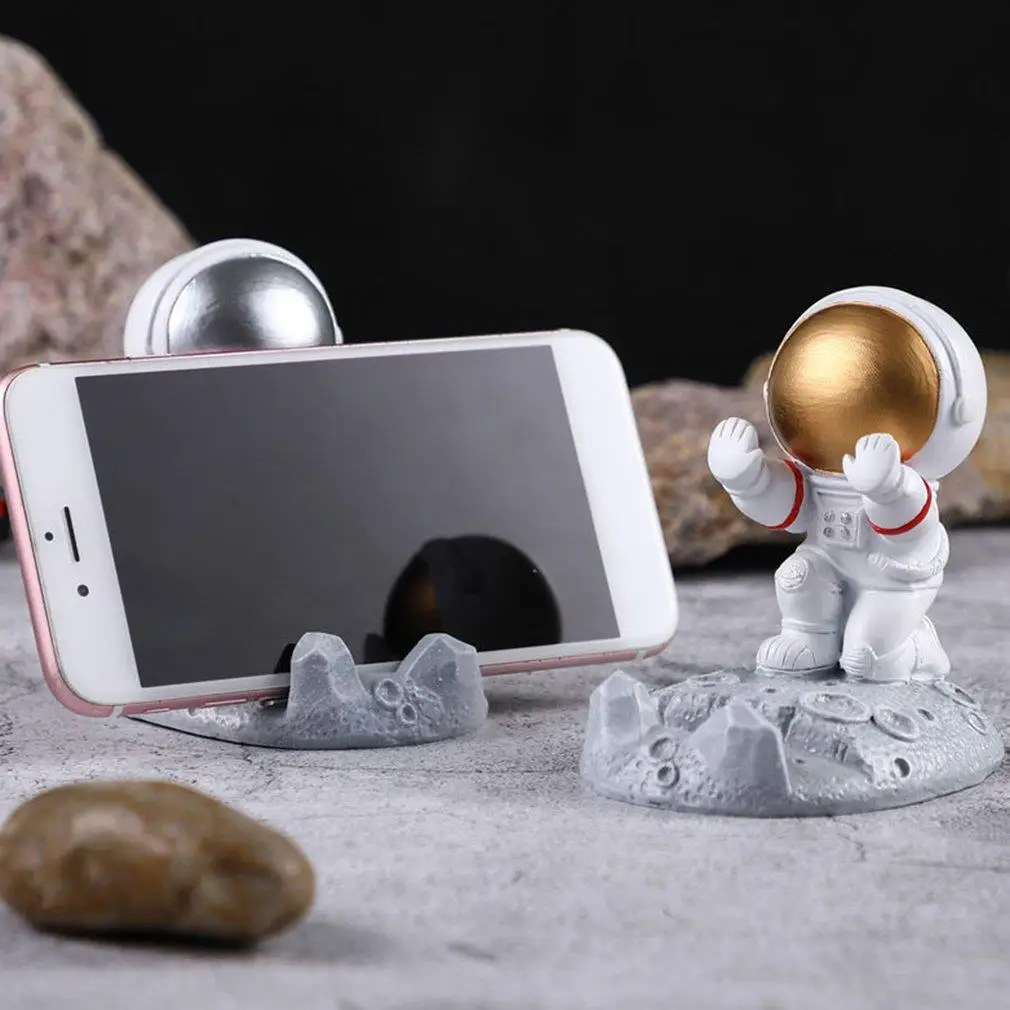 

Держатель для телефона астронавт, универсальный резиновый держатель для телефона и планшета, кронштейн, настольные украшения, детский пода...