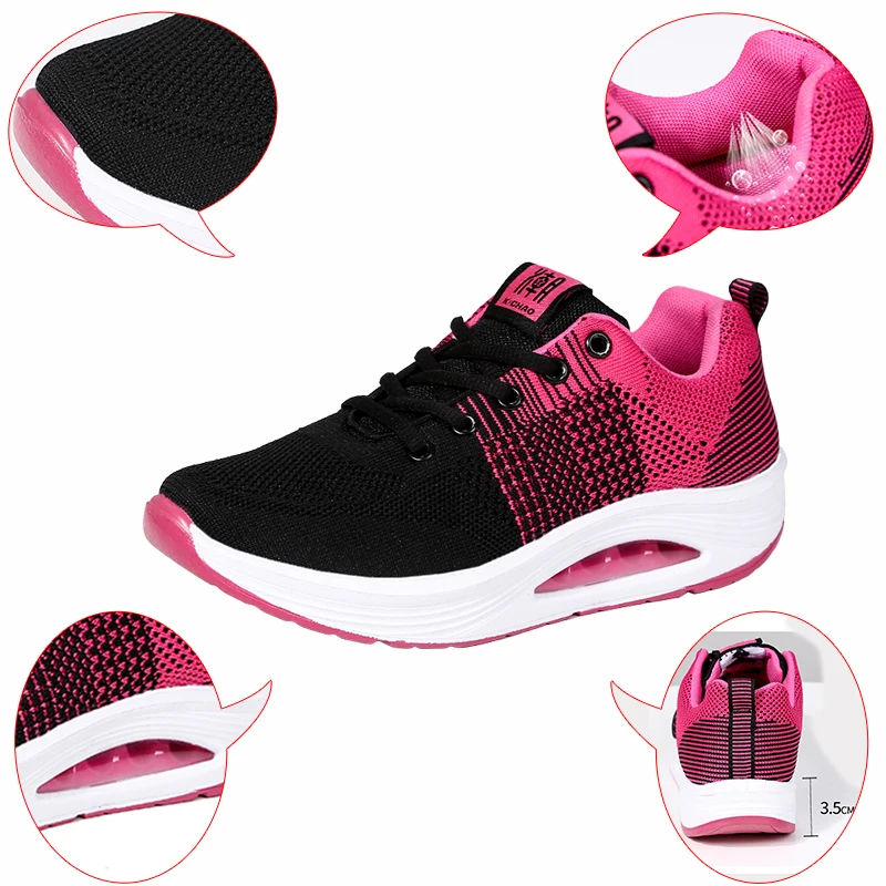 

Sneakers Women Dance Sneakers Ballroom Dance Shoes Air Cushion Designed More Comfortable And Breathable 2 Colors Sports Shoes