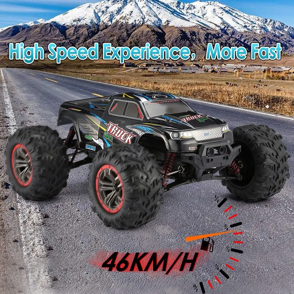 9125 4WD 1/10 RC автомобиль Высокая скорость 46 км/ч Электрический сверхзвуковой грузовик Внедорожник Багги RC гоночный автомобиль электронная игрушка RTR