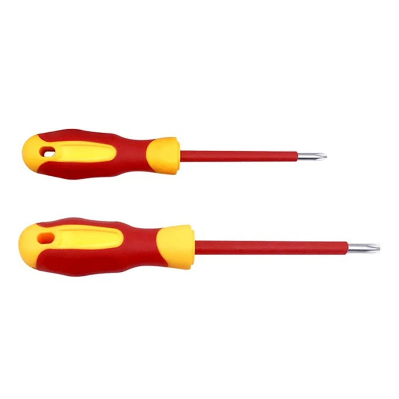 

8-In-1 Electrician Insulated Screwdriver Set with Magnetic Bit Head High Voltage Resistant Cross Flat for Household Tool