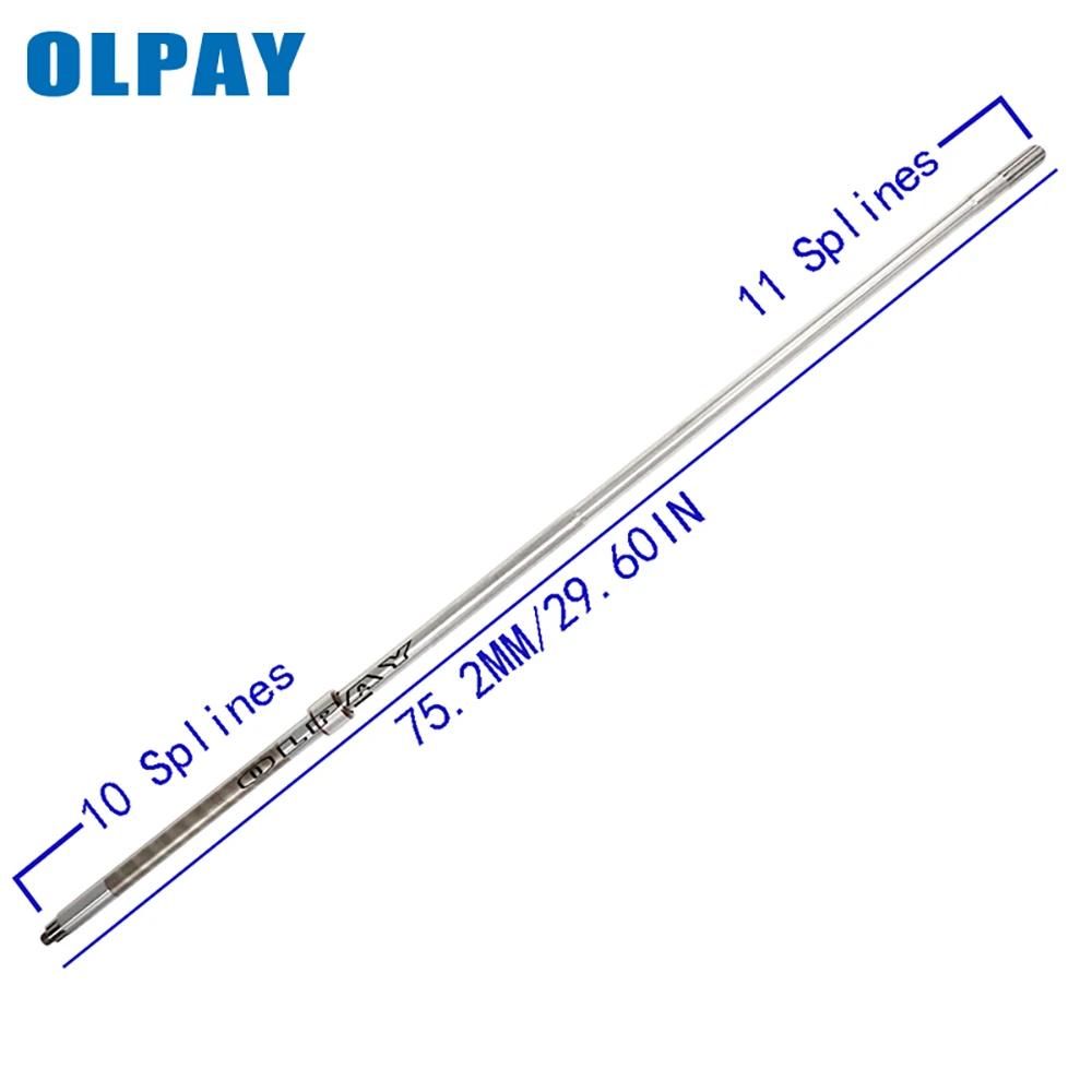 63V-45510-10 Driver Shaft Long shaft (L) for Yamaha Outboard Motor 2/4 Stroke 15HP 9.9HP 13.5HP 63V-45510-11 63V-45510-10