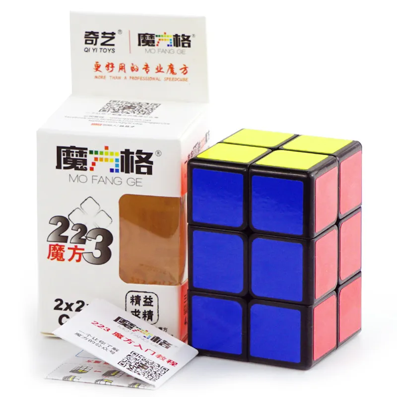 QiYi Mofangge 2x2x3 магический куб 223 белые/черные кубики скоростных головоломок детские