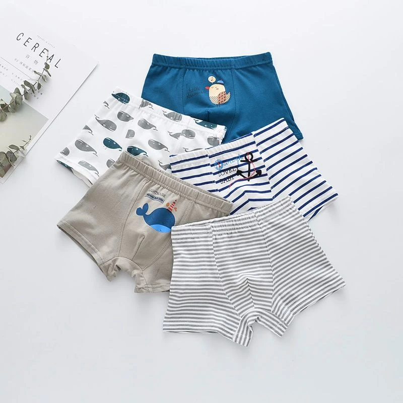 5 шт./лот детские трусы боксеры для мальчиков и девочек|Трусики| |