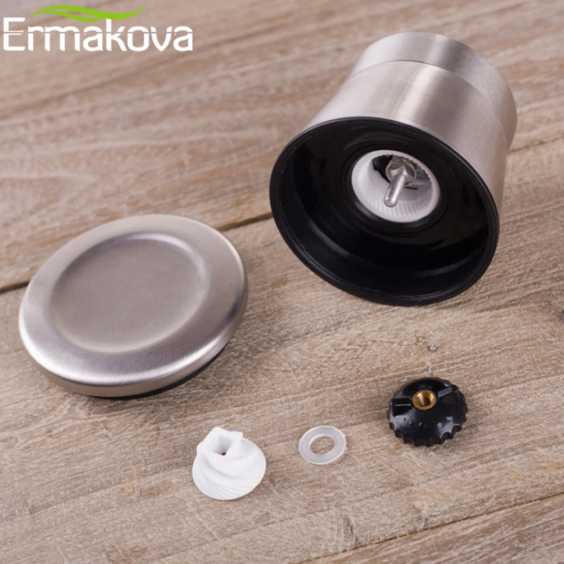 Мельница ERMAKOVA для перца шейкер соли мельница специй из нержавеющей стали