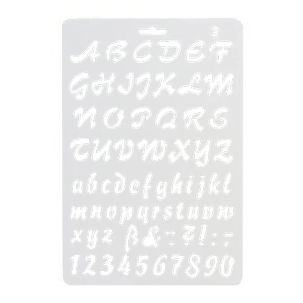 Новый Английский алфавит номер DIY скрапбук шаблон для рисования измерительная