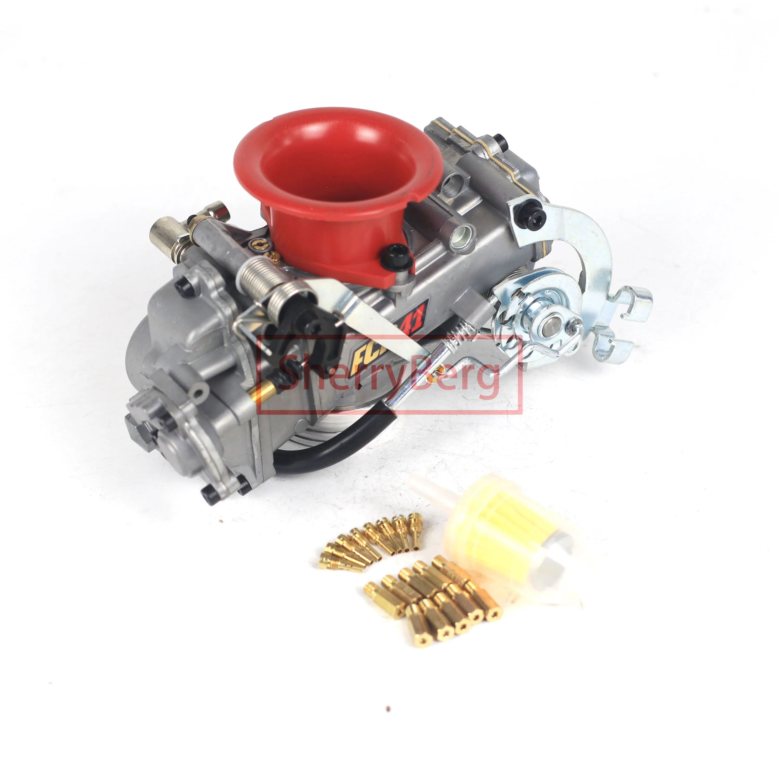 

SherryBerg CARB Carburador Carburettor Atv for Keihin FCR 41MM Crf450 / 650 Klx450 Yz450F Dr650 Husqvarna 450 Wr400 / 450 Fs450