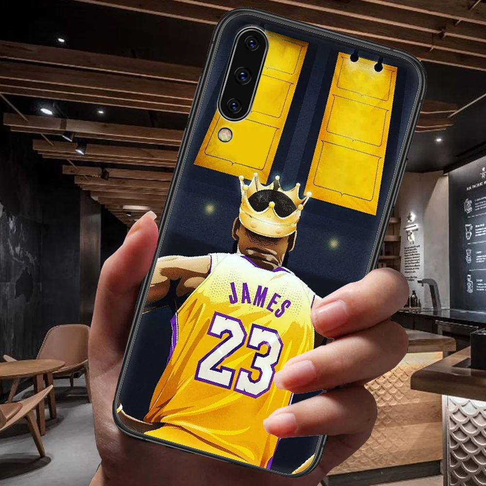 

James Basketball LeBron Phone Case For Samsung Galaxy A 3 5 7 8 10 20 20E 21S 30 30S 40 50 51 70 71 black Funda Pretty Etui