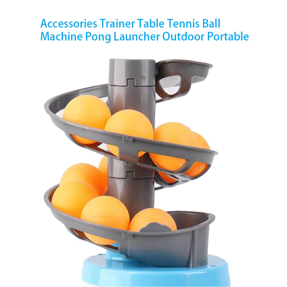 Equipment Pong Launcher Automatic Outdoor Portable Accessories Professional Pitcher Trainer Table Tennis Exercise Ball Machine | Спорт и