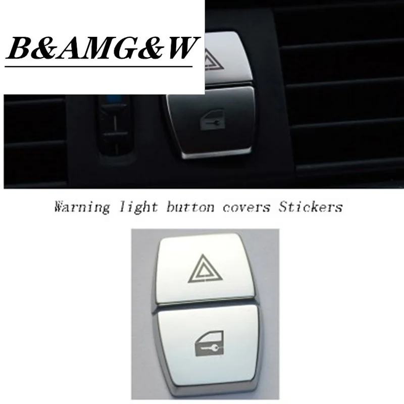 Стайлинга автомобилей спереди предупреждение светильник кнопка наклейки