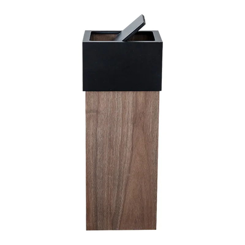 Ins в скандинавском стиле домашний декор деревянный мусорный бак для гостиной