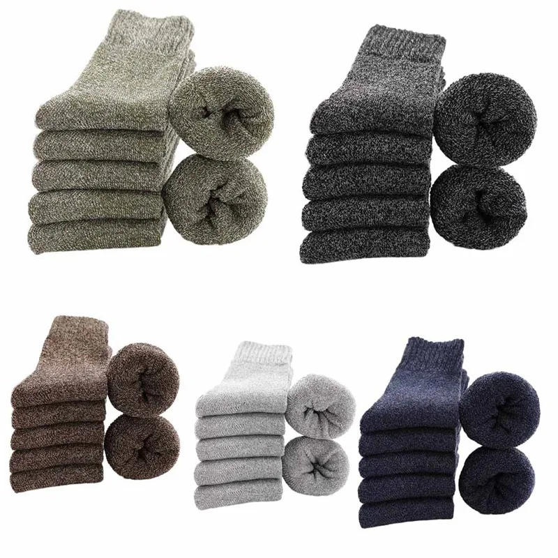 

Super Thicker Solid Socks Wool Rabbit Socks Against Cold Snow Russia Winter Warm Funny Happy Male Men Socks