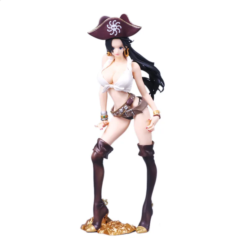 

24cm Japanese Anime One Piece Figurine Flag Diamond Ship Boa Hancock PVC Action Figure Toy Collection Model Toys Doll Gift