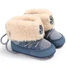 Ботинки детские зимние на резиновой нескользящей подошве, со шнуровкой