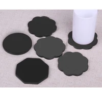 round concrete cup cushion silicone mould cement insulation cushion mould plaster iron tray mould can be customized logo