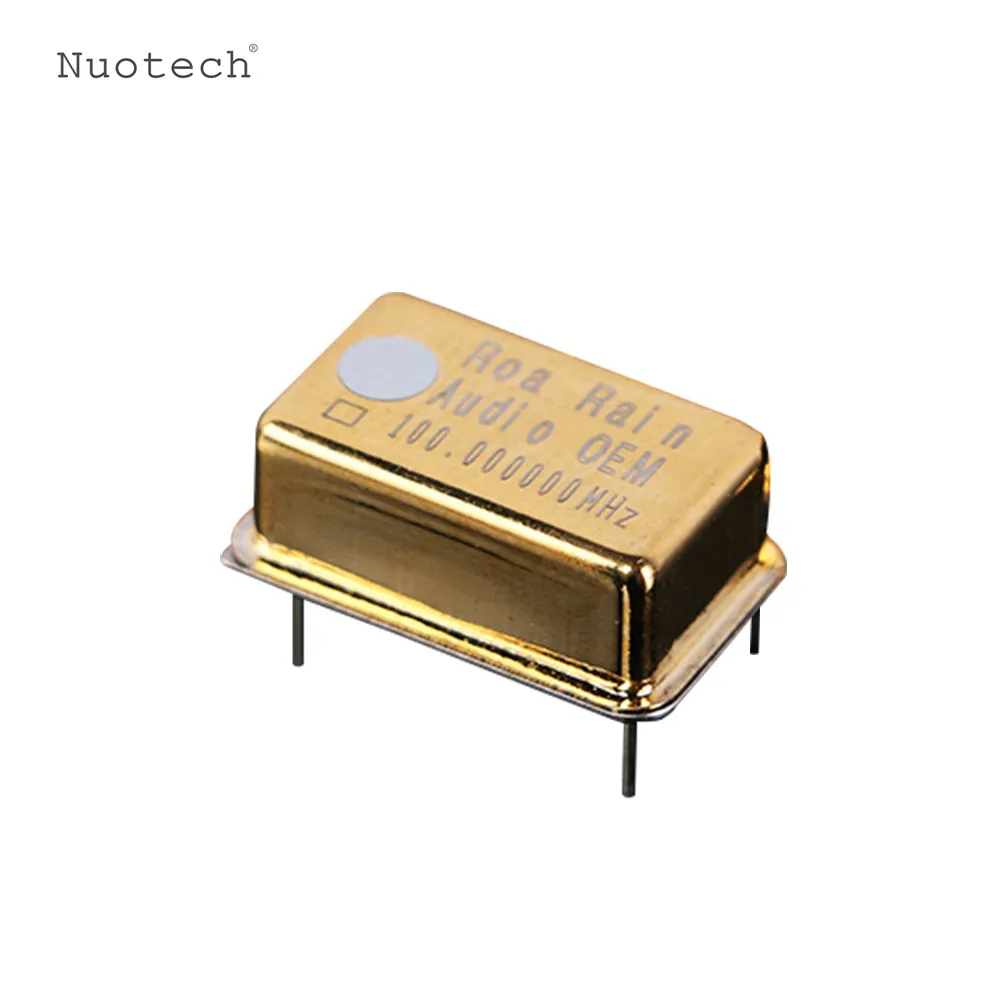 

Nuotech Gold-plated Temperature Compensated Crystal Oscillator TCXO 0.1ppm High Precision 100M Active Crystal Oscillator