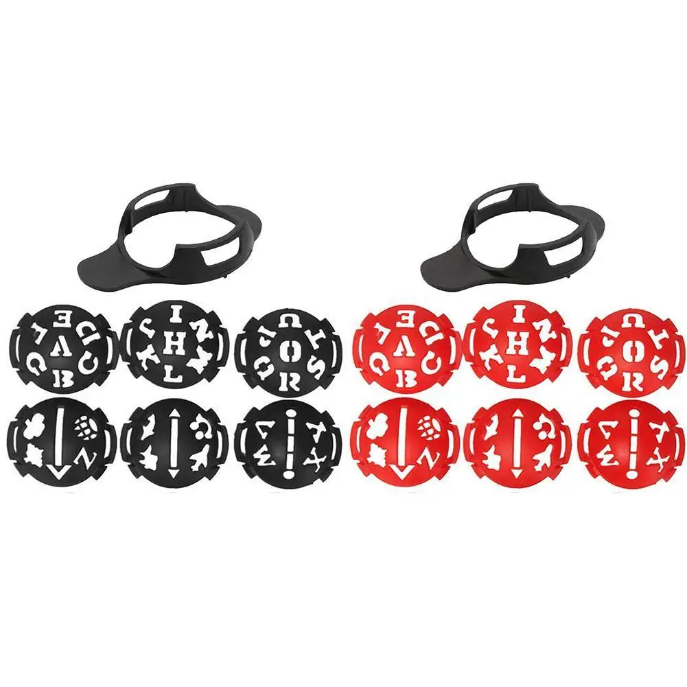 

6PCS/lot Hollow Alphabet Golf Ball Line Liner Marker Pen Drawing Alignment Marks Tool Set Equipment Accessories