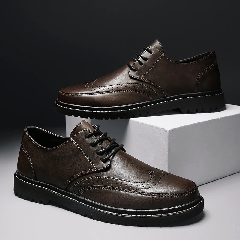 Мужская повседневная обувь сезон весна-осень дышащая удобная мужская Модная