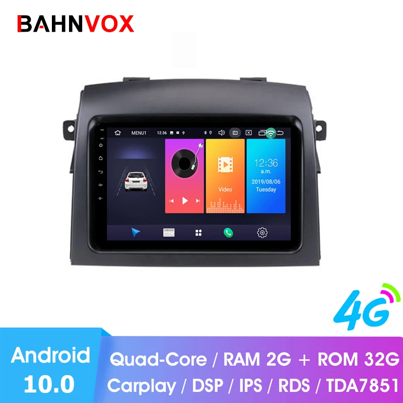Автомобильный dvd плеер 8 дюймов android 10 0 ОЗУ 2 Гб gps для Toyota Sienna 2004 2010 автомобильное