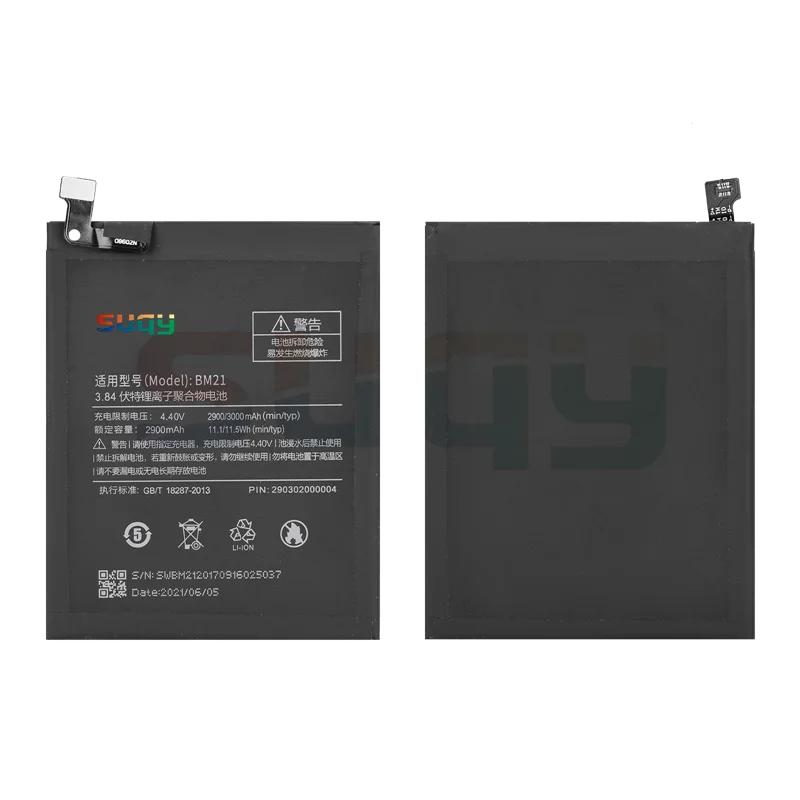

3000mAh BM21 Phone Battery for xiaomi Mi Note Bateria for Mi/Redmi Note Battery Replacement Batterie for Redmi Note Batteria