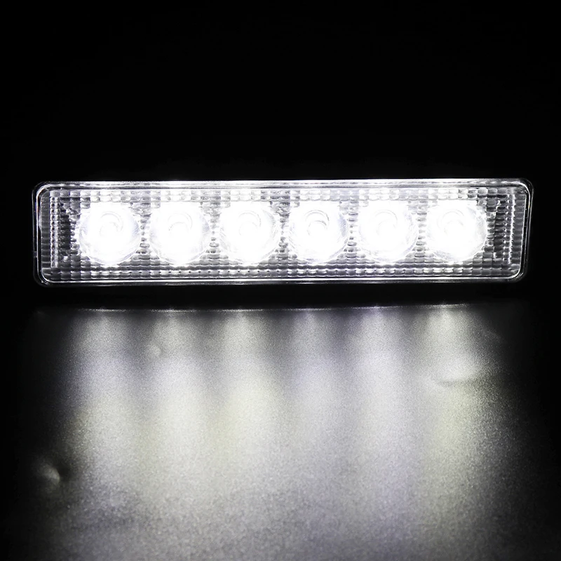 12 В 18 Вт 6LED рабочий светильник прожектор точечный противотуманная фара для