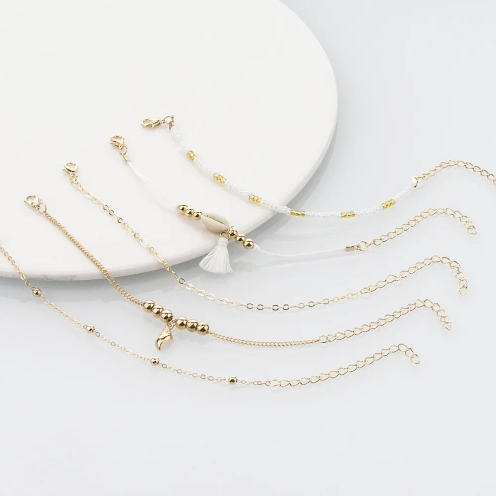 5 шт./компл. богемные Винтажные бусины с кисточками натуральные Смешанные Бусины