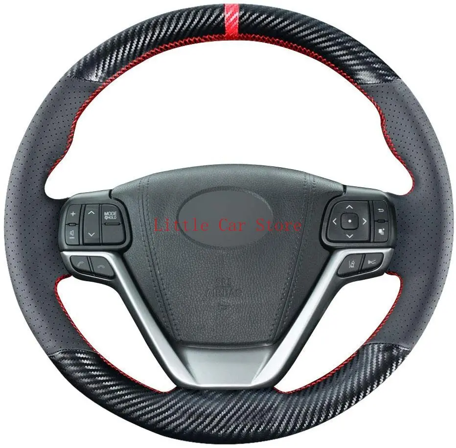 

Чехол на руль из углеродного волокна для Toyota Highlander 2014-19 Sienna, 2015-20