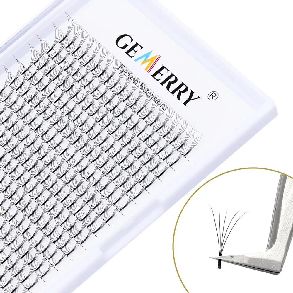 Большие коробки готовые русские объемные ресницы 320 фанатов профессиональные