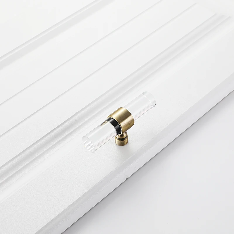 Современные акриловые дверные ручки ручка для ящиков шкафов кухонный шкаф ящика